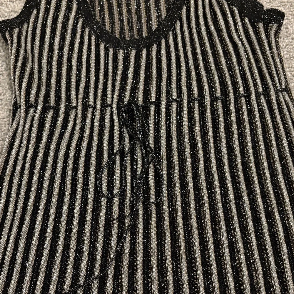 M by Missoni Black/Cream/Silver Striped Metallic Sweater Set - Picture 9 of 9